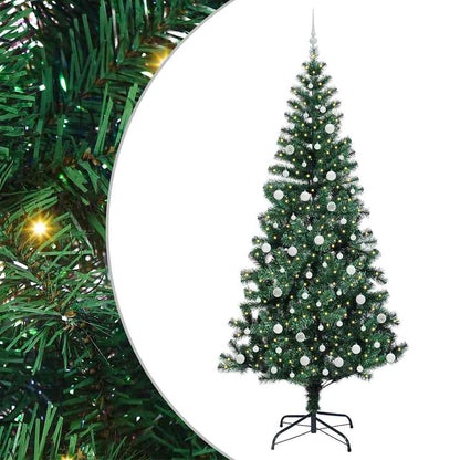 Albero di Natale artificiale con luci integrate Verde 240 cm