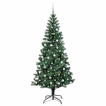 Albero di Natale artificiale con luci integrate Verde 240 cm