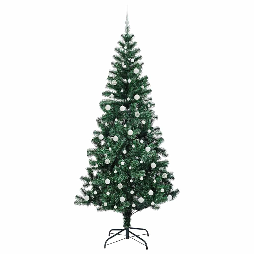Albero di Natale artificiale con luci integrate Verde 240 cm