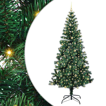 Albero di Natale artificiale con luci integrate Verde 240 cm