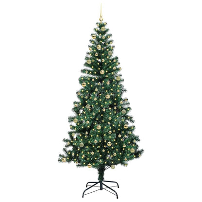 Albero di Natale artificiale con luci integrate Verde 240 cm
