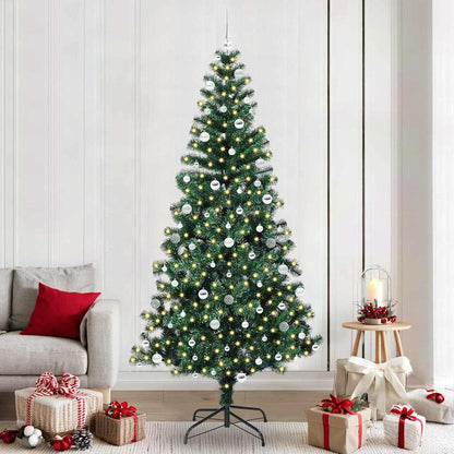 Albero di Natale artificiale con luci integrate Verde 240 cm