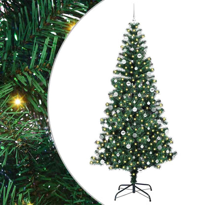 Albero di Natale artificiale con luci integrate Verde 240 cm