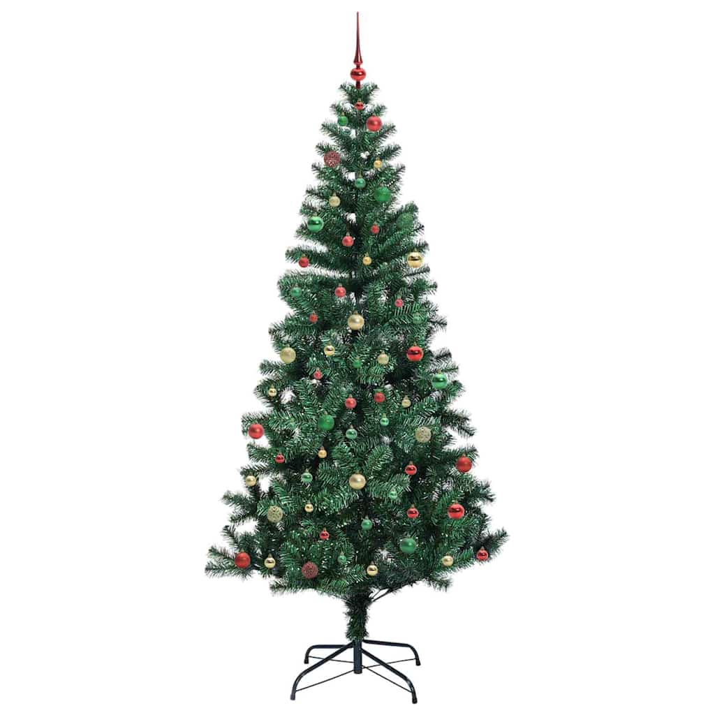 Albero di Natale artificiale con luci integrate Verde 240 cm