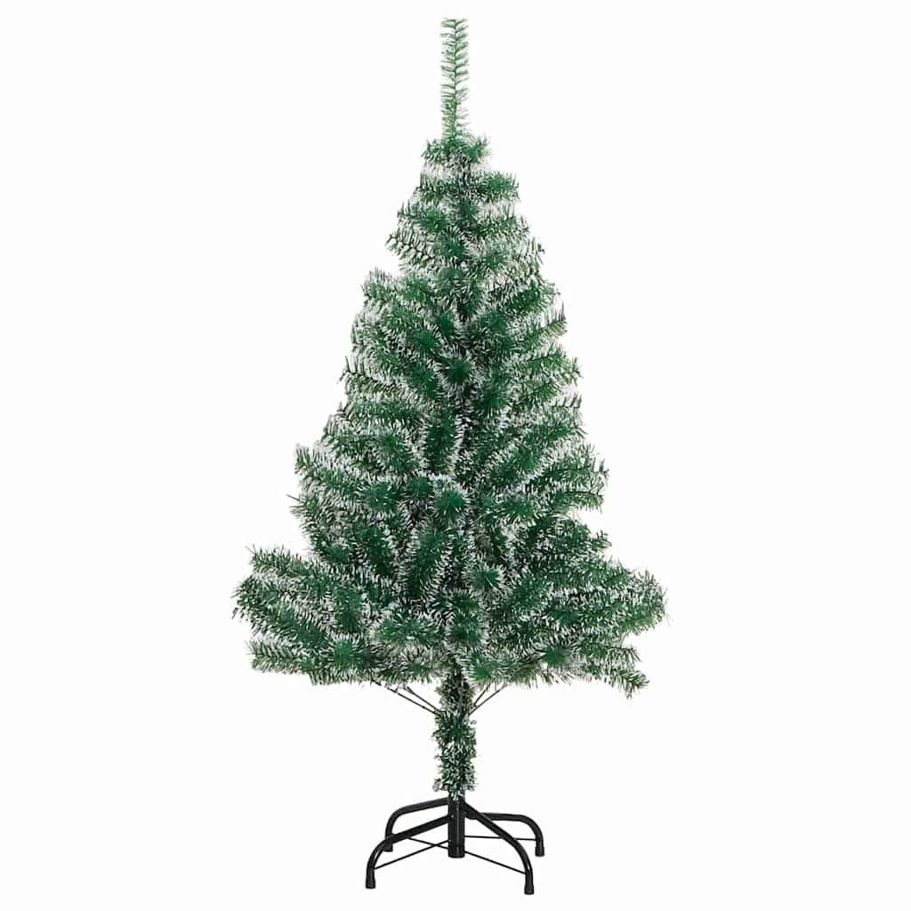 Albero di Natale Artificiale Imbiancato con Luci LED 120 cm | homemem39