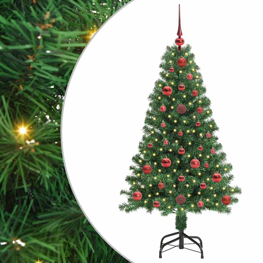 Albero di Natale artificiale con 150 LED Verde 120 cm