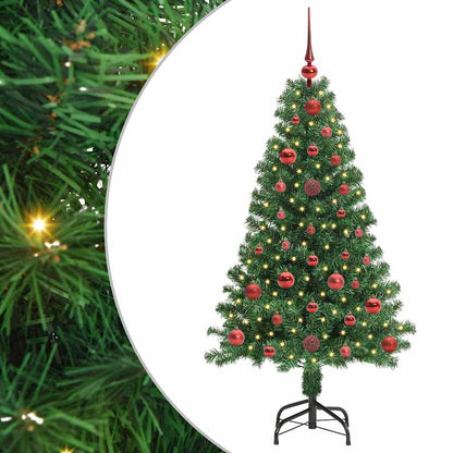 Albero di Natale artificiale con 150 LED Verde 120 cm