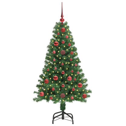 Albero di Natale artificiale con 150 LED Verde 120 cm