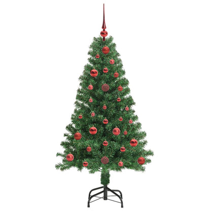Albero di Natale artificiale con 150 LED Verde 120 cm