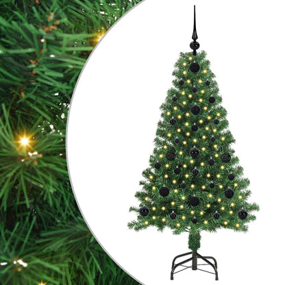 Albero di Natale artificiale con 150 LED Verde 120 cm
