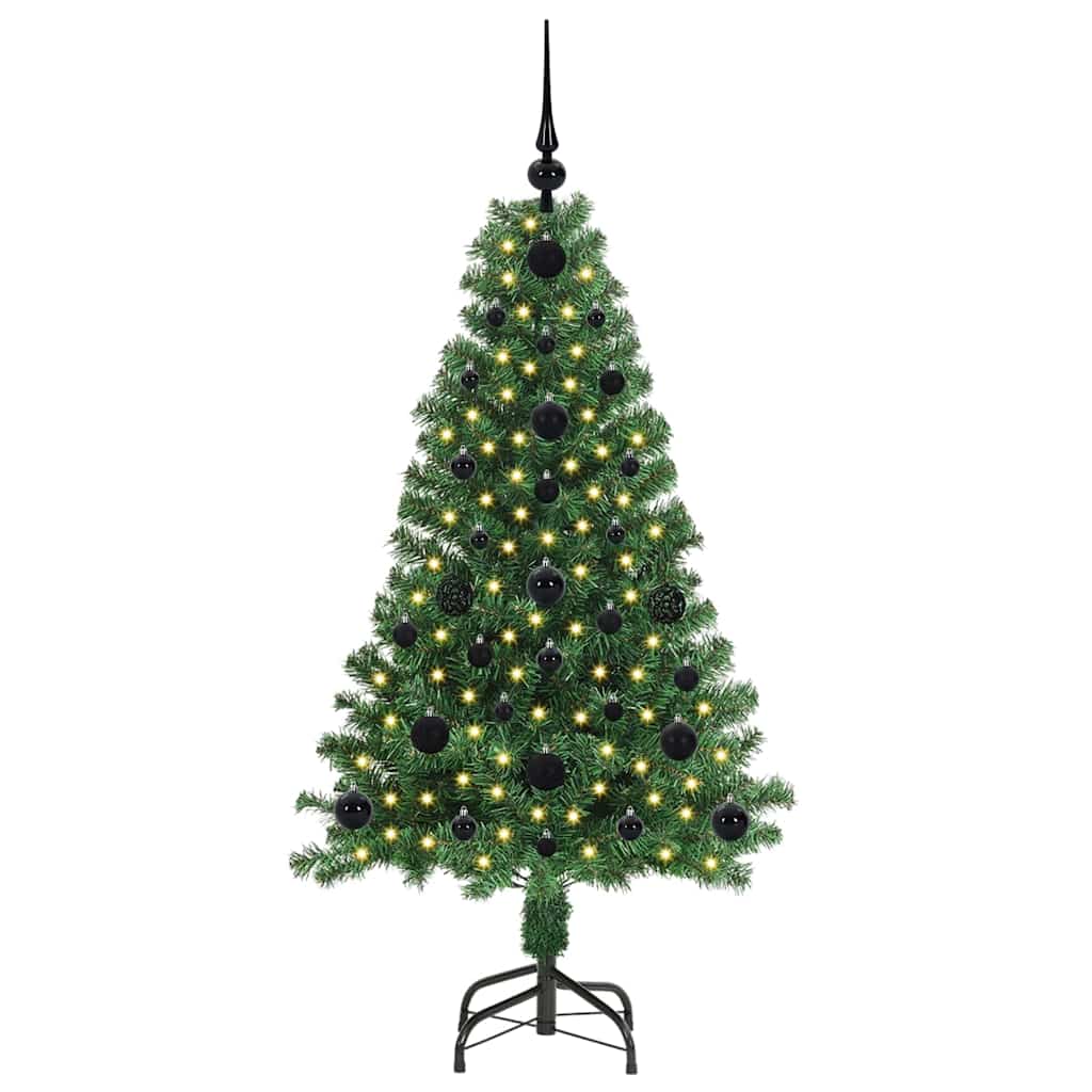 Albero di Natale artificiale con 150 LED Verde 120 cm