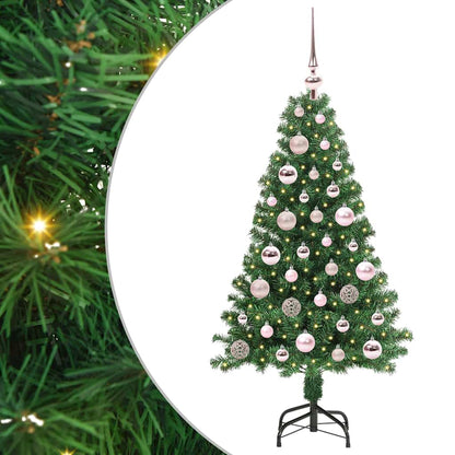 Albero di Natale artificiale con 150 LED Verde 120 cm