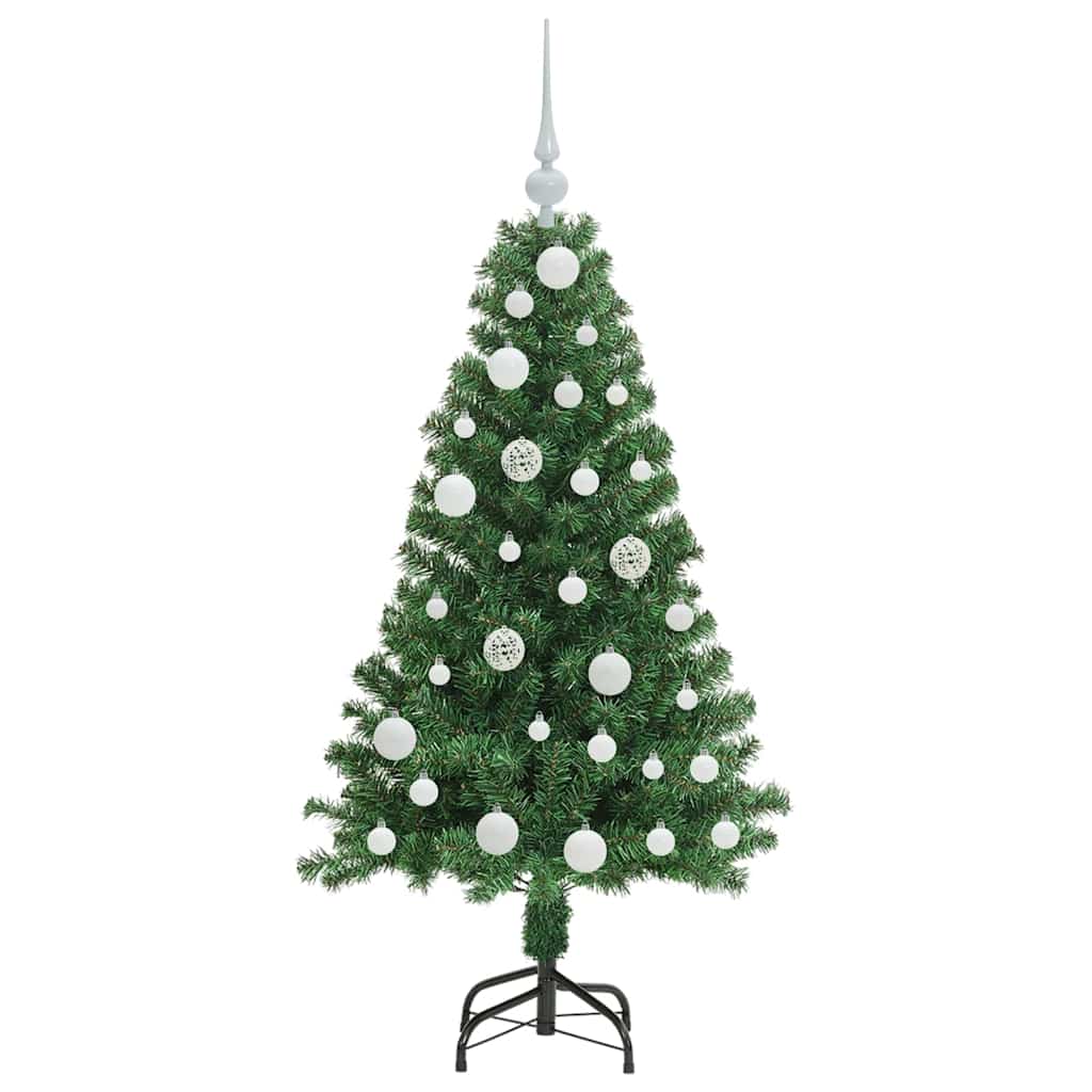 Albero di Natale artificiale con 150 LED Verde 120 cm