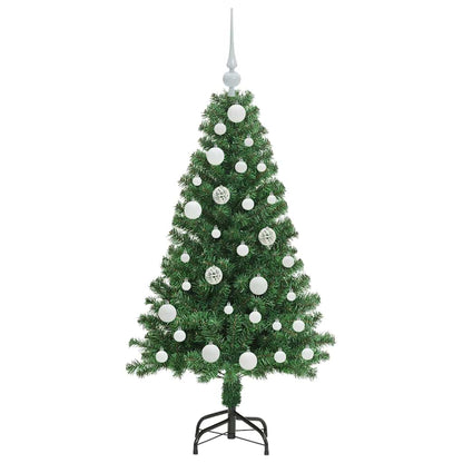 Albero di Natale artificiale con 150 LED Verde 120 cm