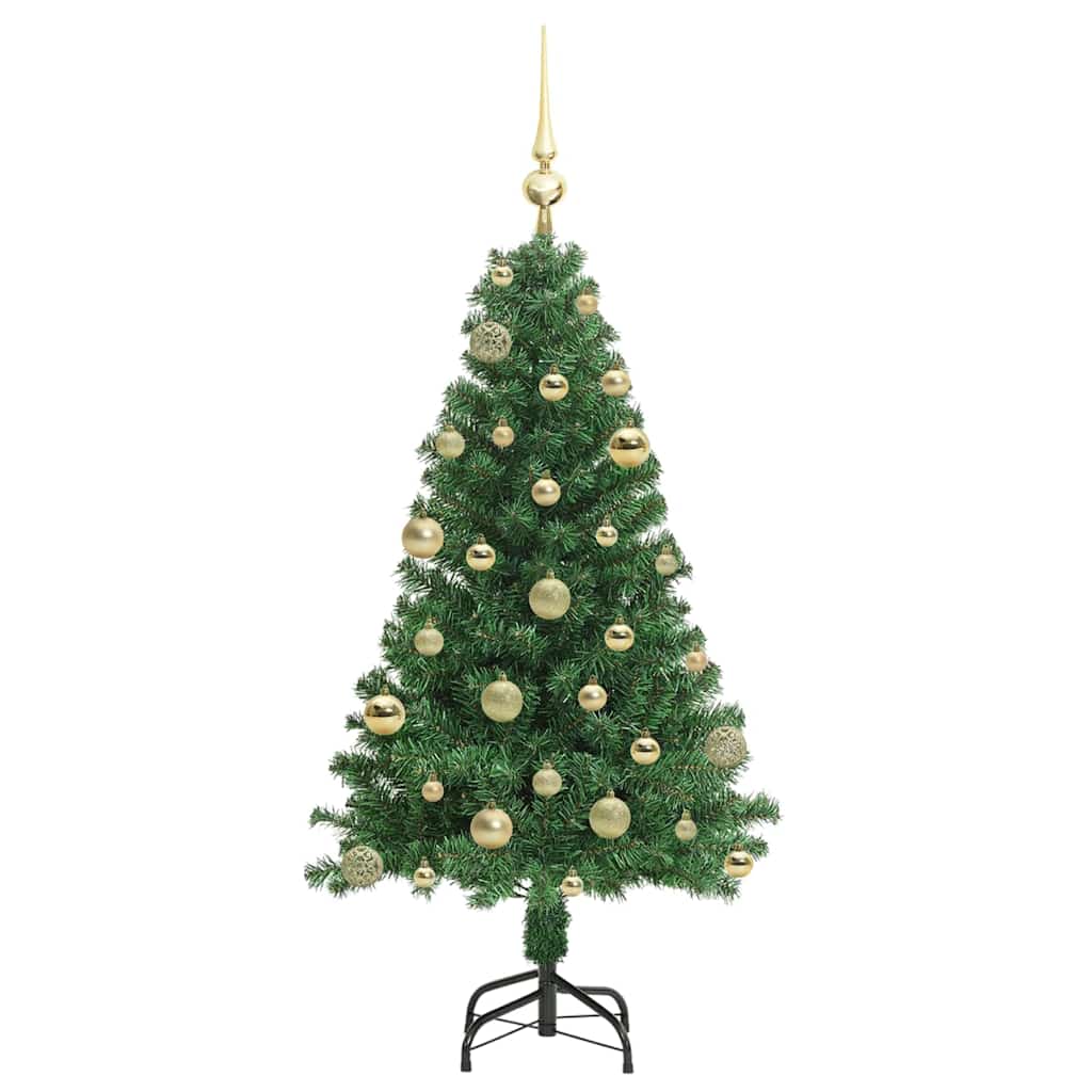 Albero di Natale artificiale con 150 LED Verde 120 cm