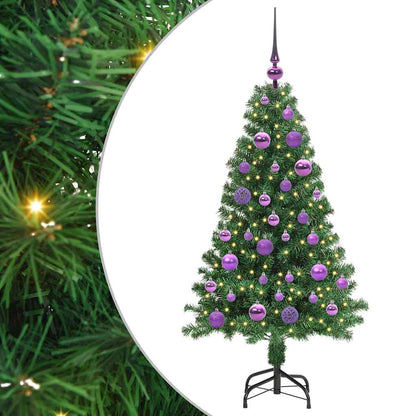 Albero di Natale artificiale con 150 LED Verde 120 cm