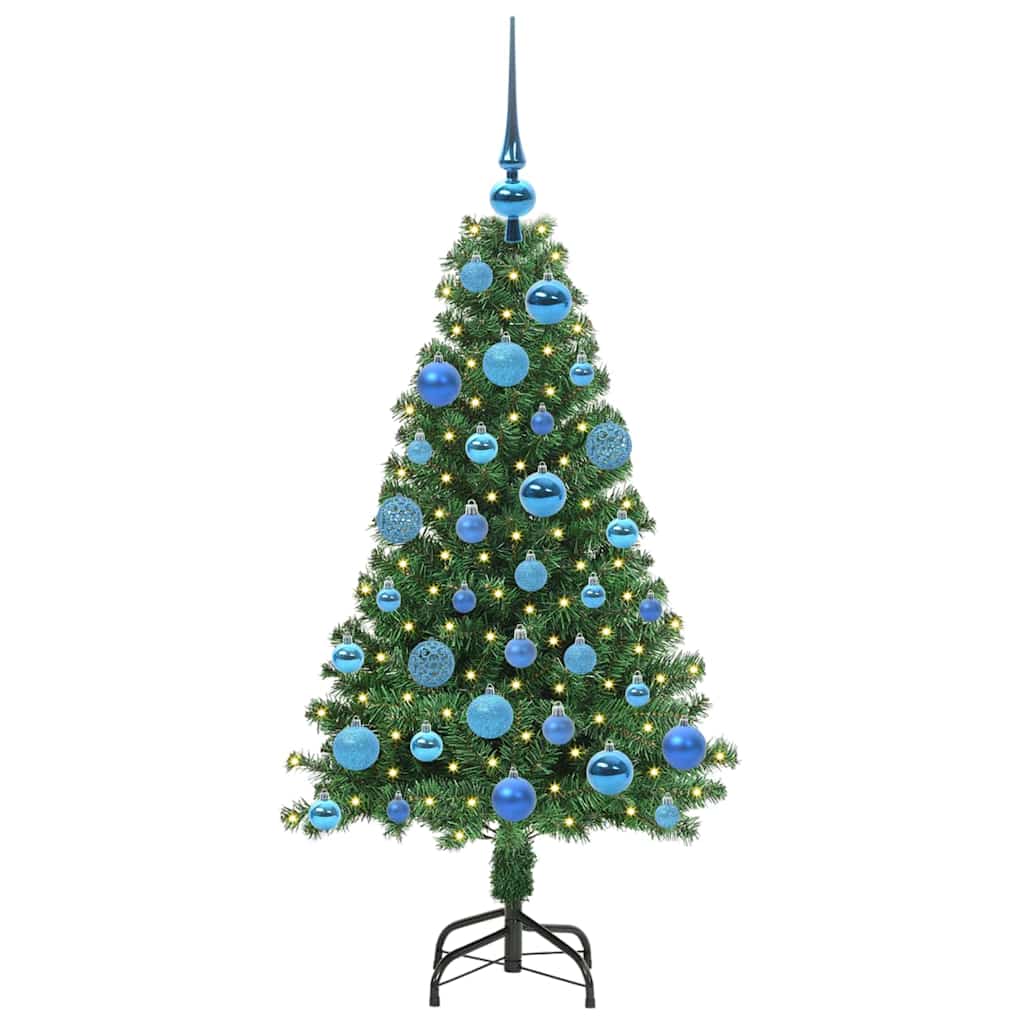 Albero di Natale artificiale con 150 LED Verde 120 cm