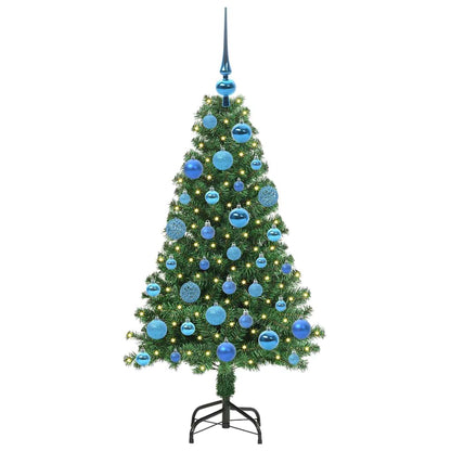 Albero di Natale artificiale con 150 LED Verde 120 cm