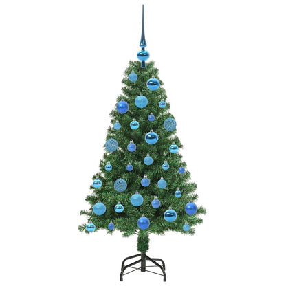 Albero di Natale artificiale con 150 LED Verde 120 cm