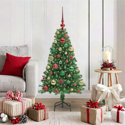 Albero di Natale artificiale con 150 LED Verde 120 cm