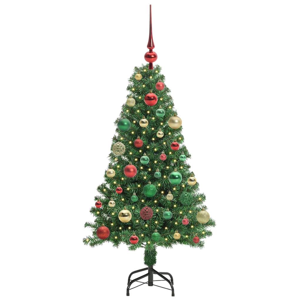 Albero di Natale artificiale con 150 LED Verde 120 cm