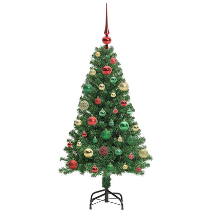 Albero di Natale artificiale con 150 LED Verde 120 cm