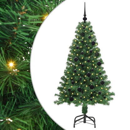 Albero di Natale artificiale con 150 LED Verde 150 cm