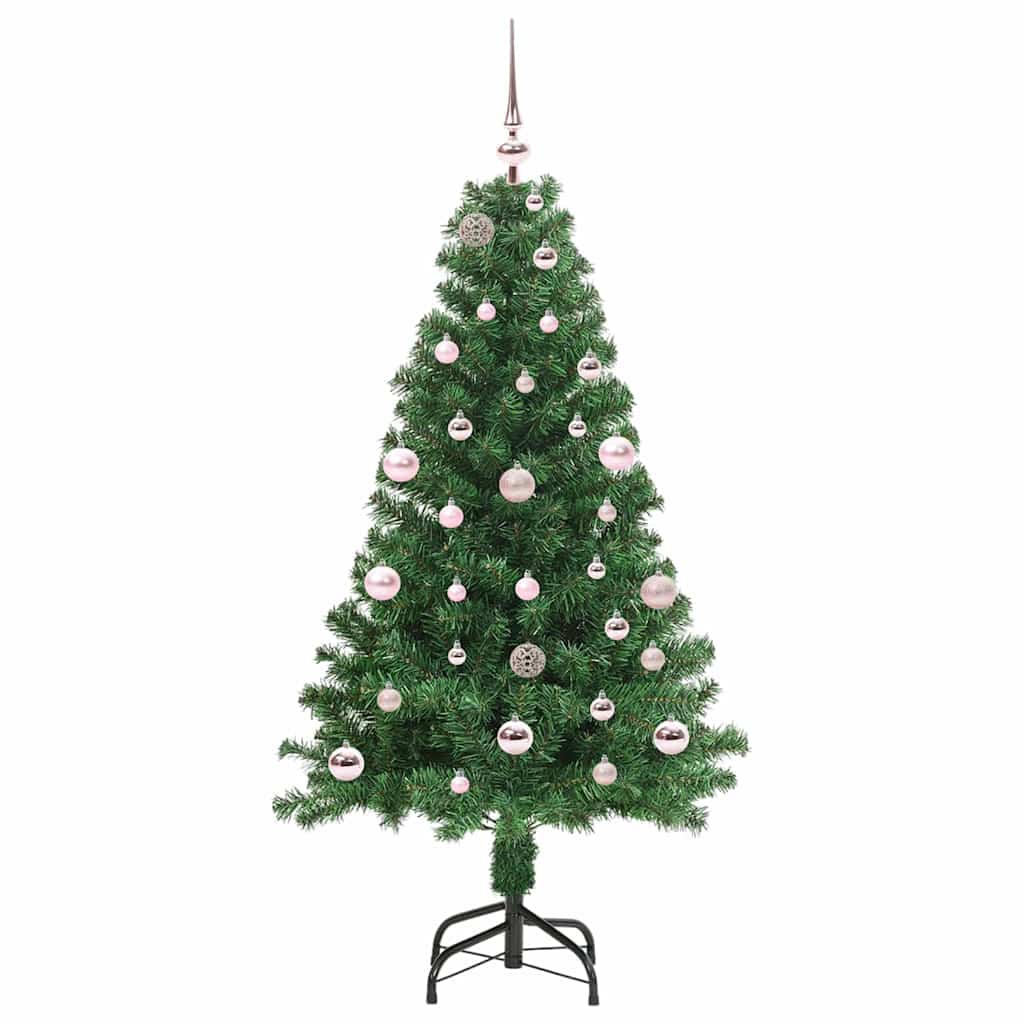 Albero di Natale artificiale con 150 LED Verde 150 cm