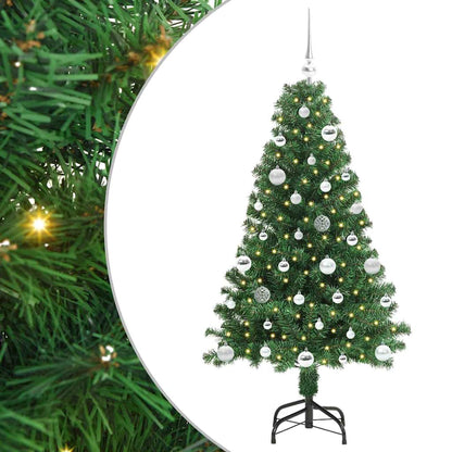 Albero di Natale artificiale con 150 LED Verde 150 cm