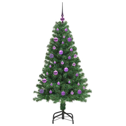 Albero di Natale artificiale con 150 LED Verde 150 cm