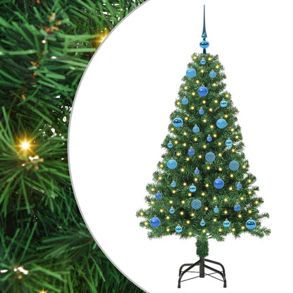 Albero di Natale artificiale con 150 LED Verde 150 cm