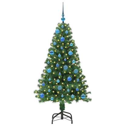 Albero di Natale artificiale con 150 LED Verde 150 cm