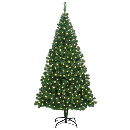 Albero di Natale artificiale con 300 LED Verde 180 cm