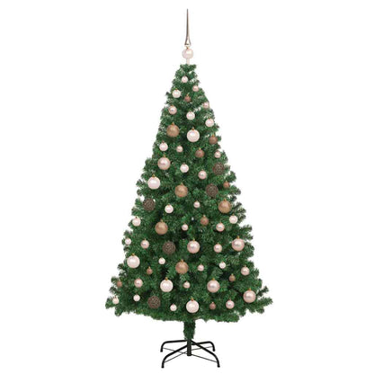 Albero di Natale artificiale con 300 LED Verde 180 cm