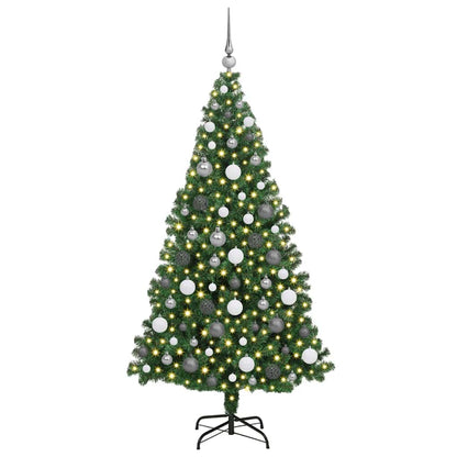 Albero di Natale artificiale con 300 LED Verde 180 cm