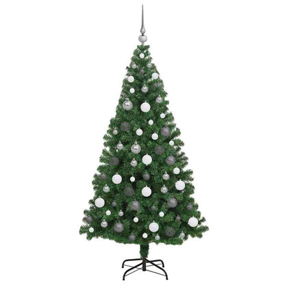 Albero di Natale artificiale con 300 LED Verde 180 cm