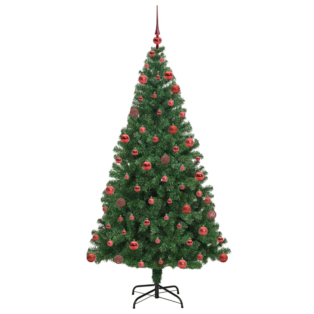 Albero di Natale artificiale con 300 LED Verde 180 cm