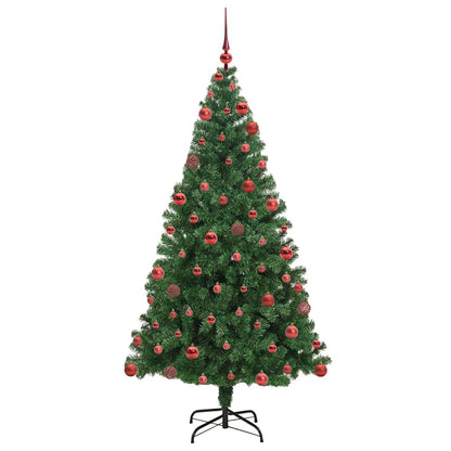 Albero di Natale artificiale con 300 LED Verde 180 cm