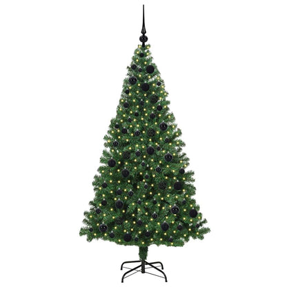 Albero di Natale artificiale con 300 LED Verde 180 cm