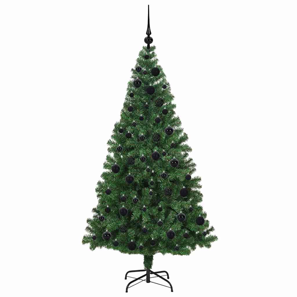Albero di Natale artificiale con 300 LED Verde 180 cm