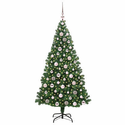Albero di Natale artificiale con 300 LED Verde 180 cm