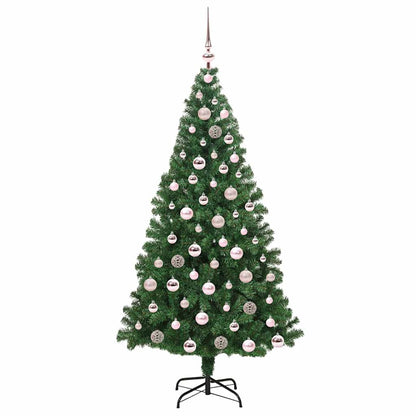 Albero di Natale artificiale con 300 LED Verde 180 cm