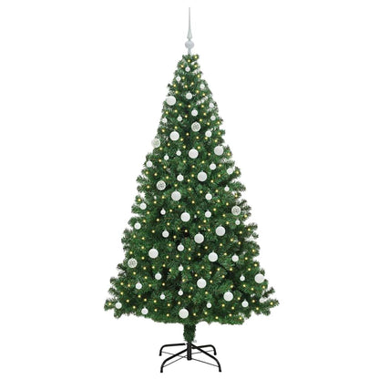 Albero di Natale artificiale con 300 LED Verde 180 cm