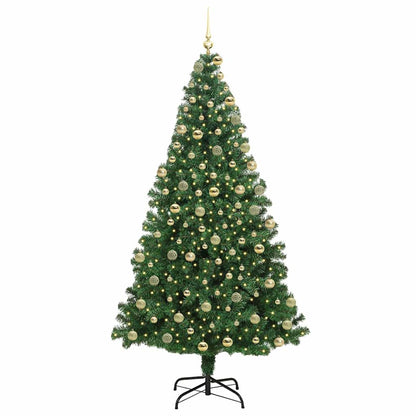 Albero di Natale artificiale con 300 LED Verde 180 cm
