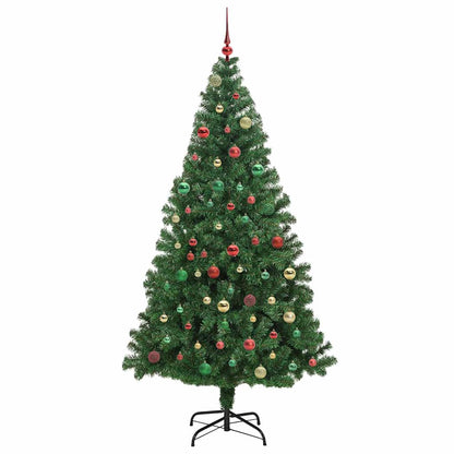 Albero di Natale artificiale con 300 LED Verde 180 cm