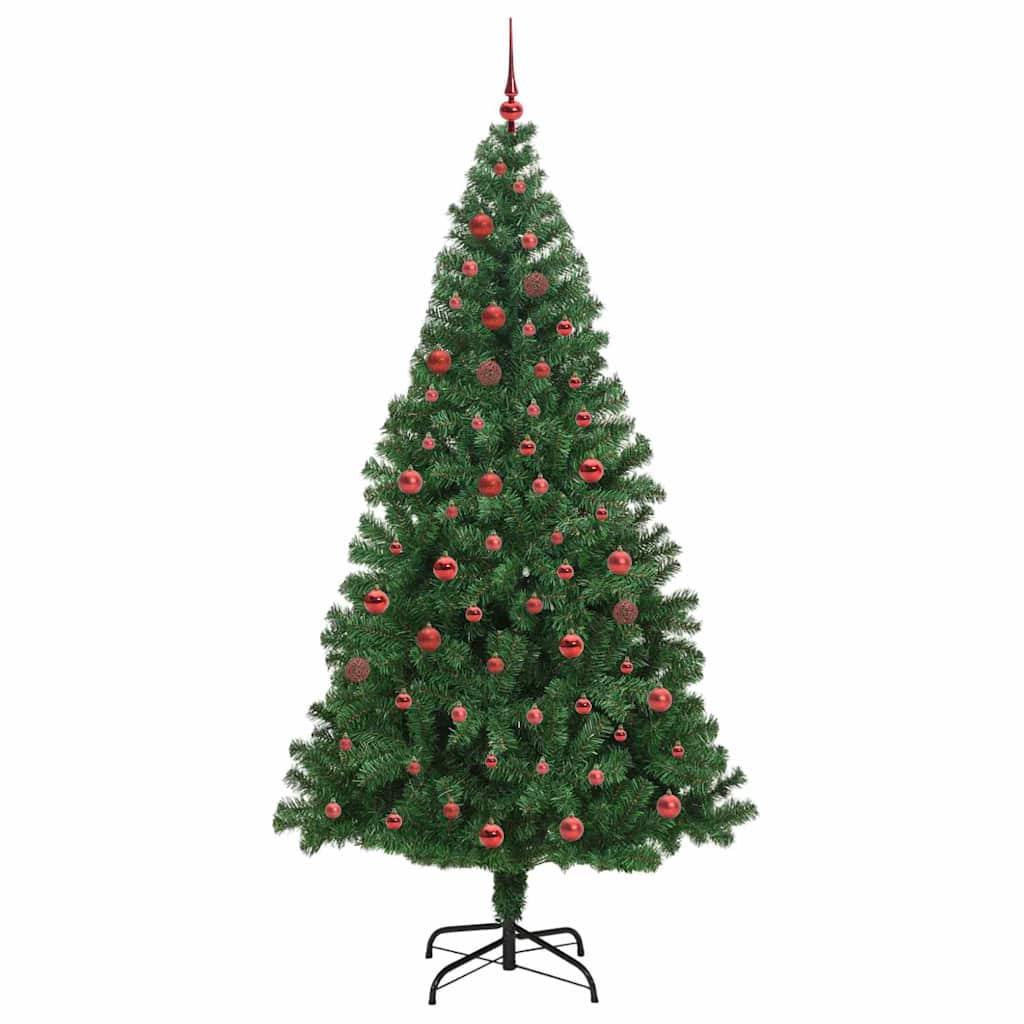 Albero di Natale artificiale con 300 LED Verde 210 cm