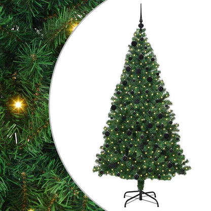 Albero di Natale artificiale con 300 LED Verde 210 cm