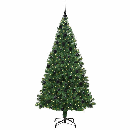 Albero di Natale artificiale con 300 LED Verde 210 cm