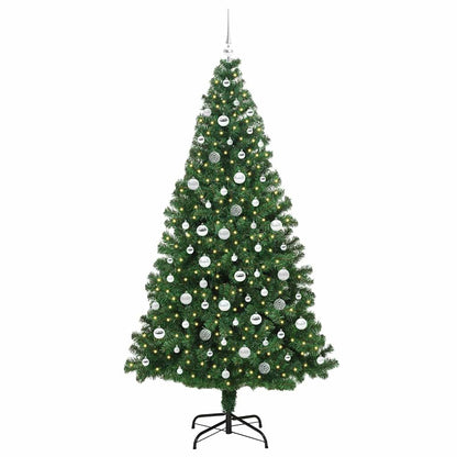 Albero di Natale artificiale con 300 LED Verde 210 cm
