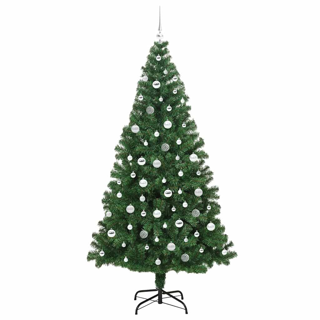 Albero di Natale artificiale con 300 LED Verde 210 cm